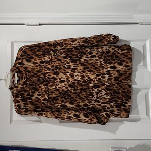 Leopard Print Dress Shirt
